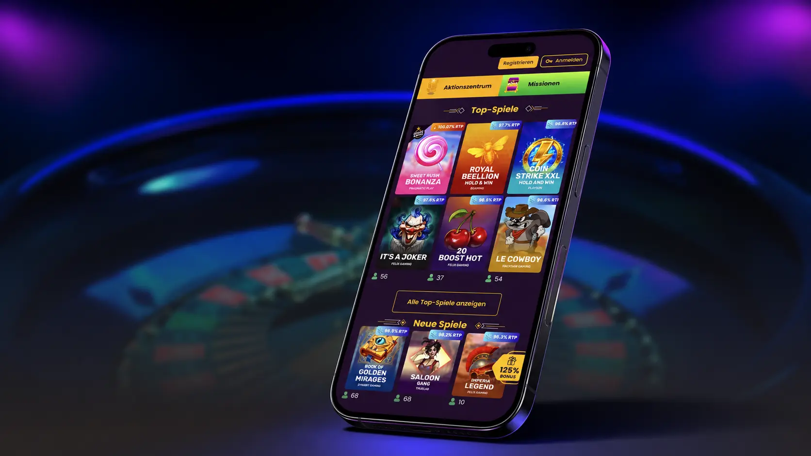 Entdecke die Spiele bei Bizzo Casino