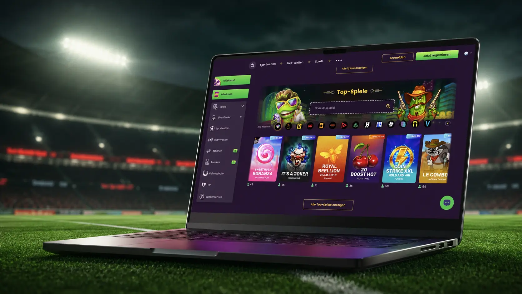 So starten Sie mit den Live-Spielen bei Bizzo Casino